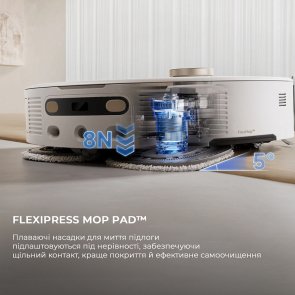 Робот-пилосос Mova V50 Ultra Complete White (RLV72LE-1)