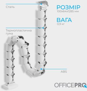 Органайзер для кабелів OfficePro CM630W White