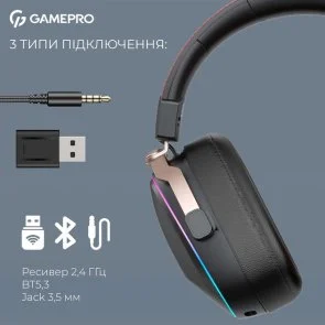 Фото: Гарнітура GamePro Asgard Valkyria Black (HSW249B) № 11 | KTC