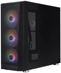 Фото: Корпус 1stPlayer FD5-M-BK-4F1 Black with window № 3 | KTC