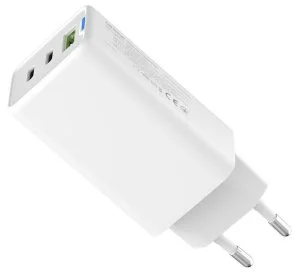 Фото: Зарядний пристрій ColorWay GaN Mini 65W White (CW-CHS058PD-WT) № 2 | KTC