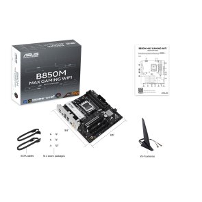 Материнська плата ASUS B850M MAX GAMING WIFI