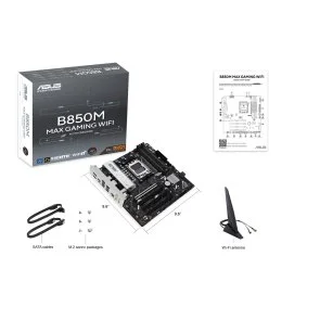 Фото: Материнська плата ASUS B850M MAX GAMING WIFI № 6 | KTC