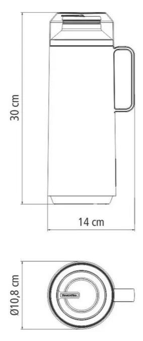 Термос Tramontina Exata 1000ml Green 61636/107