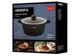 Фото: Каструля Ardesto Gemini Anzio 4.4L Black (AR2424GE) № 15 | KTC