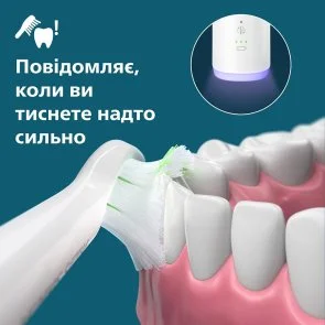 Фото: Електрична зубна щітка Philips Sonicare 7100 Series White + Travel case (HX7420/01) № 5 | KTC