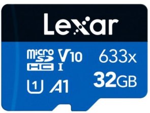 FLASH пам'ять Lexar High-Performance 633x Blue Micro SDXC (LMS0633032G-BNNNG)