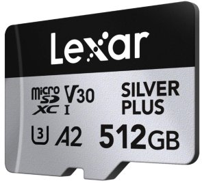 FLASH пам'ять Lexar Professional Silver Plus Micro SDXC 512Gb (LMSSIPL512G-BNANG)
