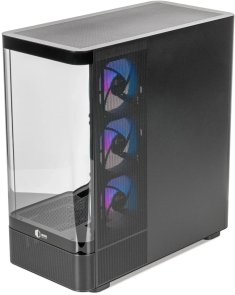 Корпус QUBE Masterforce Black with window (MASTERFORCE_GBNU3)