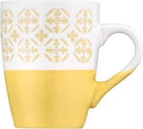 Фото: Чашка Ardesto Ornament 320ml Yellow/White (AR3045YW) № 3 | KTC