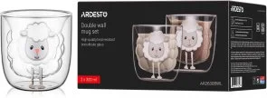 Фото: Набір чашок Ardesto 300ml 2pcs Clear (AR2630BWL) № 3 | KTC