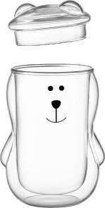 Фото: Набір чашок Ardesto Animals 300ml 2pcs Clear (AR2630BBR) № 4 | KTC