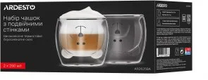 Фото: Набір чашок Ardesto Animals 250ml 2pcs Clear (AR2625BA) № 4 | KTC