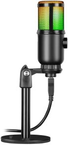 Мікрофон Defender Glow GMC 400 Black (64640)