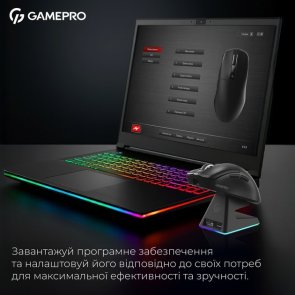 Миша GamePro Asgard Thor WL/BT/USB Black (GM023B)