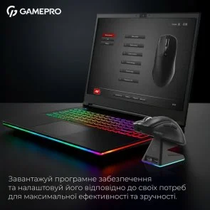 Миша GamePro Asgard Thor WL/BT/USB Black (GM023B)