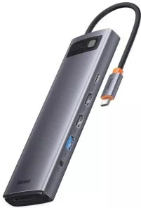 Фото: USB-хаб Baseus Metal Gleam Series 12in1 Gray (WKWG020213) № 4 | KTC