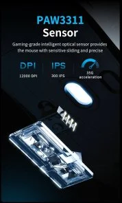 Фото: Миша Ajazz AJ179 V2 Max WL/BT/USB Black (AJ179-V2-MAX-B) № 12 | KTC