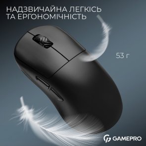 Миша GamePro Genesis Asgard Loki WL/USB Black (GM022B)