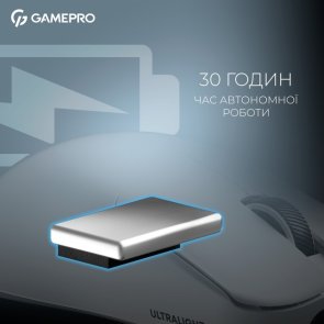 Миша GamePro Genesis Asgard Odin 8K WL/USB White (GM035W)