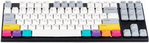Клавіатура Varmilo APT87 CMYK C-TK Brown White LED WL/BT/USB (A92A024D3A5A17A007)