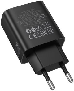 Зарядний пристрій BOROFONE BA98A Ilustre 30W Black (6941991120510)