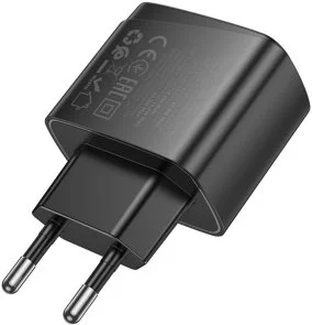 Фото: Зарядний пристрій Hoco CS61A Bright QC3.0 PD 30W Black (6942007638425) № 5 | KTC