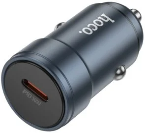 Фото: Автомобільний зарядний пристрій Hoco Z57 Glorious 30W Metal Gray (6942007633048) № 3 | KTC