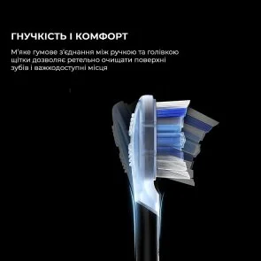 Фото: Електрична зубна щітка Oclean X Pro 20 Set Electric Toothbrush Black (6970810556964) № 11 | KTC