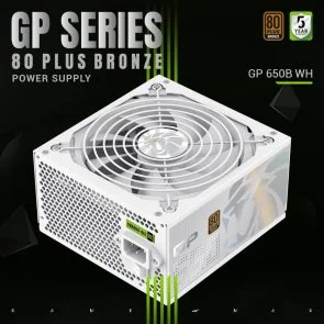 Фото: Блок живлення Gamemax 650W GP 650B White (GP 650B WH) № 6 | KTC