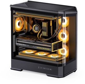 Корпус Jonsbo D400 Black with window