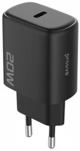 Зарядний пристрій Proove Silicone Power 2 20W Black with Type-C / Lightning (WCSP22010001)