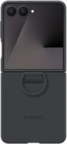 Фото: Чохол Samsung for Galaxy Flip7 - Silicone Case with Ring Black (EF-PF766TBEGUA) № 4 | KTC
