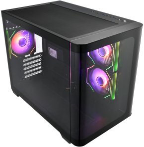 Корпус FSP S380 Black with window (S380-BA)