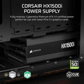 Фото: Блок живлення Corsair 1500W HX1500i 2025 (CP-9020309-EU) № 4 | KTC
