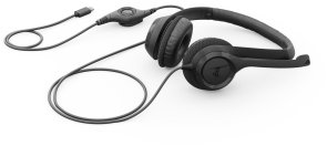 Гарнітура накладна Logitech H390 USB-C, Black