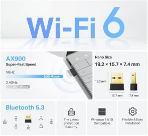 Фото: Wi-Fi адаптер TP-Link Archer TX10UB Nano № 6 | KTC