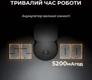 Робот-пилосос Dreame Bot L40s Pro Ultra Black (RLL74CE-BL)