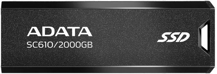Фото: Зовнішній SSD-накопичувач A-Data SC610 2TB Black (SC610-2000G-CBK/RD) № 3 | KTC