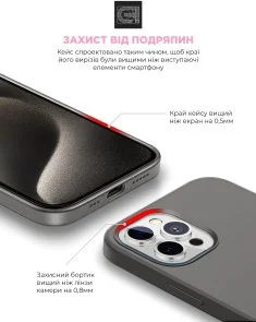 Фото: Чохол ArmorStandart for Apple iPhone 15 Pro - ICON2 Case Clay (ARM70521) № 5 | KTC
