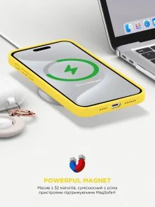 Фото: Чохол ArmorStandart for Apple iPhone 15 Pro - ICON2 MagSafe Sunshine (ARM77007) № 9 | KTC