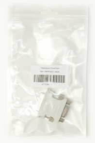 Перехідник PowerPlant DVI M / VGA F White (KD00AS1282)