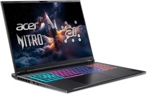 Фото: Ноутбук Acer Nitro 18 AI AN18-61-R127 NH.QYBEU.003 Black - 18" IPS 165 Гц / AMD Ryzen AI 7 / 350 / DDR5 32 ГБ / PCI-E SSD 1 ТБ / GeForce RTX 5070 № 2 | KTC
