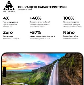 Фото: Захисне скло ArmorStandart Pro for Apple iPhone 15 Pro Max (ARM71485) № 5 | KTC