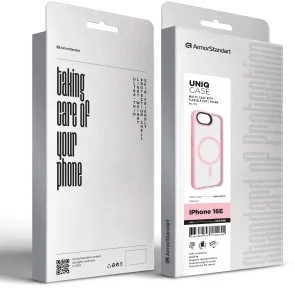 Фото: Чохол ArmorStandart for Apple iPhone 16e - Uniq MagSafe Pale Pink (ARM83871) № 3 | KTC