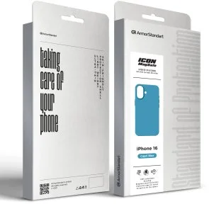Фото: Чохол ArmorStandart for Apple iPhone 16 - ICON2 MagSafe Capri Blue (ARM80183) № 10 | KTC