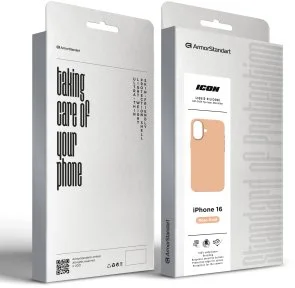 Фото: Чохол ArmorStandart for Apple iPhone 16 - ICON2 MagSafe Rose Gold (ARM80181) № 10 | KTC
