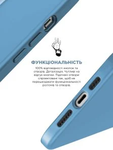 Фото: Чохол ArmorStandart for Apple iPhone 15 - ICON2 MagSafe Light Blue (ARM77012) № 4 | KTC