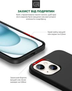 Фото: Чохол ArmorStandart for Apple iPhone 15 - ICON2 MagSafe Black (ARM72729) № 5 | KTC