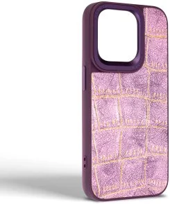 Фото: Чохол Harder for Apple iPhone 15 Pro - Crocosaur Purple (ARM76704) № 2 | KTC